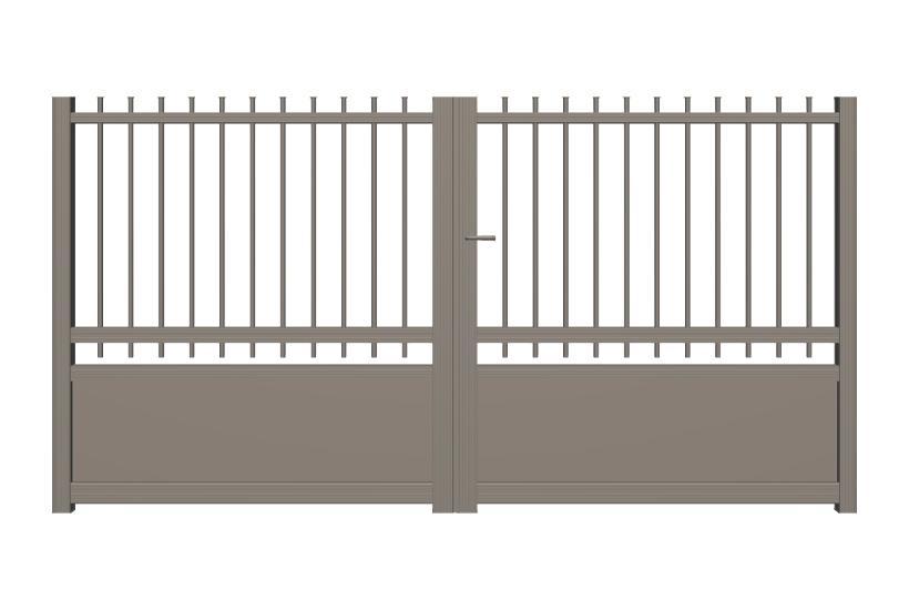 Portail aluminium traditionnel Beethoven