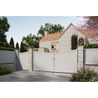 •	  Ambiance 3D - 2 vantaux et portillon Merlot - forme C - clôtures lames verticales - gris 2800.png