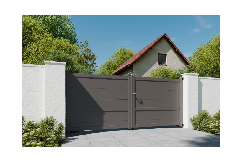 •	Ambiance 3D - 2 vantaux Carignan - gris 2900