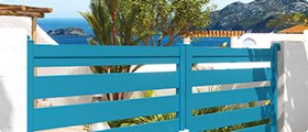 Portail aluminium battant gamme Cépage
