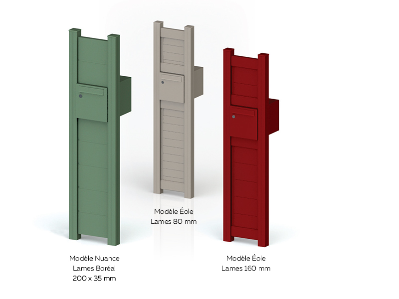 Totem boîte aux lettres