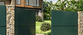 Portail aluminium battant gamme Rivage