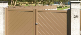  Portail aluminium battant gamme Égérie 