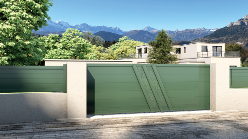 Portail coulissant Copropriété