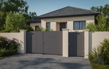 Portillon en aluminium Rougeon